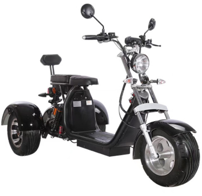 Off Road 3 Tekerlekli Elektrikli Scooter Sokak Yetişkinler İçin Yasal 1000w 1500w 60v Lityum Pil