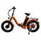Erkek Mini Katlanır Elektrikli Hibrit Bisiklet Turuncu 48v Pedal Destekli Elektrikli Katlanır Bisiklet