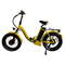 Erkek Mini Katlanır Elektrikli Hibrit Bisiklet Turuncu 48v Pedal Destekli Elektrikli Katlanır Bisiklet