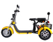Yetişkinler için Kırmızı Yeşil Üç Tekerlekli Elektrikli Hareketlilik Scooter Sokak Yasal 60-80km 2000W
