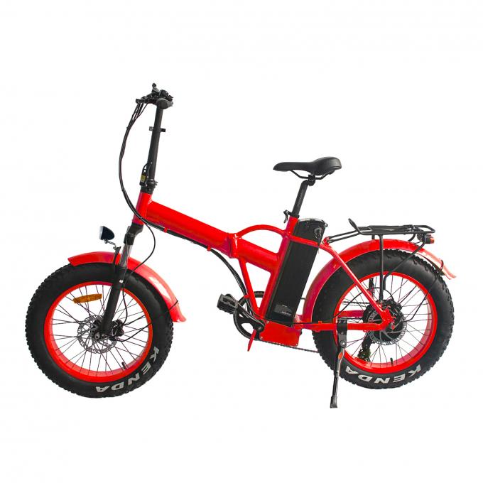Arka Motor Fırçasız 48v Elektrikli Bisiklet Katlanır Elektrikli Bisiklet 48v 500w 36V 350W 1