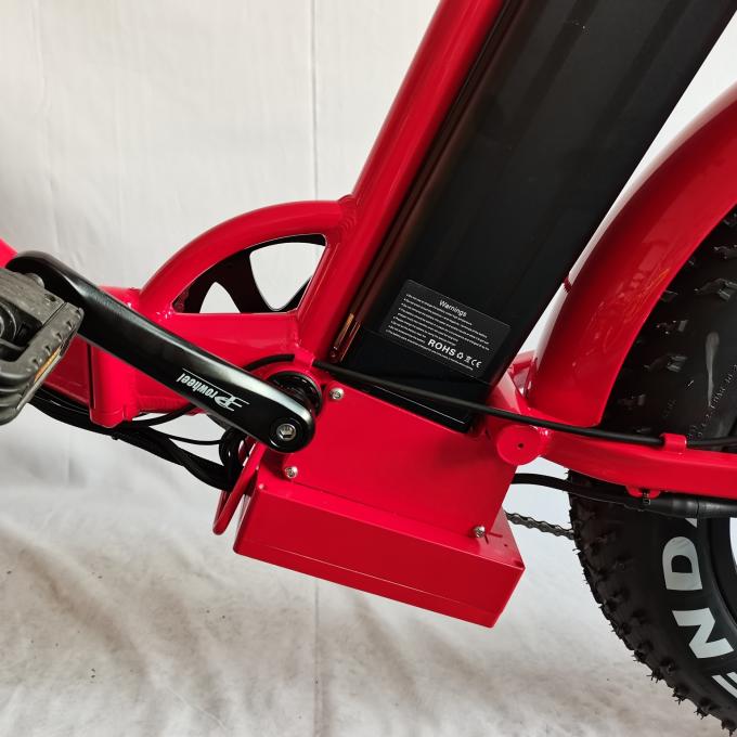 Off Road Yağ Lastik Elektrikli Bisiklet Çocuk Koltuğu ile Katlanabilir Elektrikli Yağ Lastik Ebikes 8