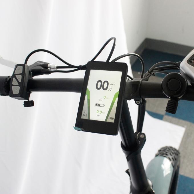 Off Road Yağ Lastik Elektrikli Bisiklet Çocuk Koltuğu ile Katlanabilir Elektrikli Yağ Lastik Ebikes 10