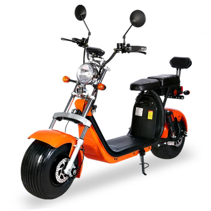 Fat Tire Harley Citycoco Elektrikli Scooter 2000w 2 Tekerlek Uzun Menzilli 5
