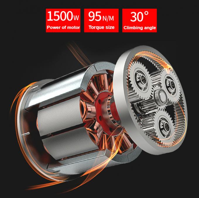 Fat Tire Harley Citycoco Elektrikli Scooter 2000w 2 Tekerlek Uzun Menzilli 11