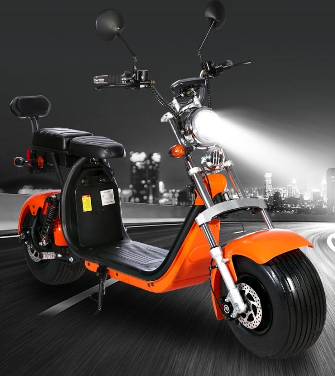 Fat Tire Harley Citycoco Elektrikli Scooter 2000w 2 Tekerlek Uzun Menzilli 12