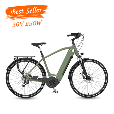 250watt 36v Elektrikli Şehir Bisikleti 27.5 İnç Alüminyum Alaşımlı Hidrolik Disk Fren